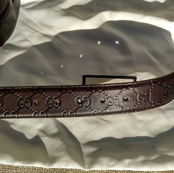 Gucci GG Interlocking Guccissima Leather Belt - Picture 5 of 8